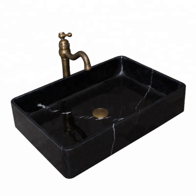 Nero Margiua Marble Bathroom Stone Sink Kitchen Stone Basin